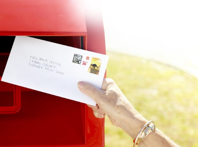 posting a letter